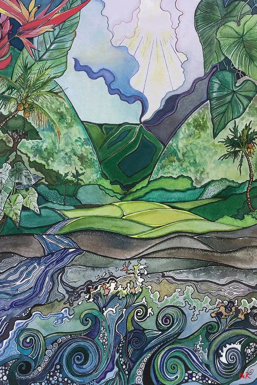 Waipio Valley by Hidden Hale wall art