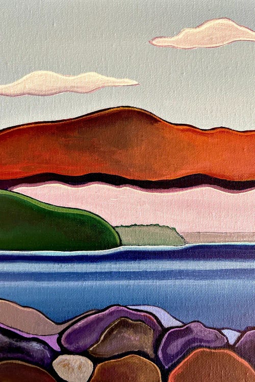 View Of Mauna Kea From Puna by Hidden Hale wall art