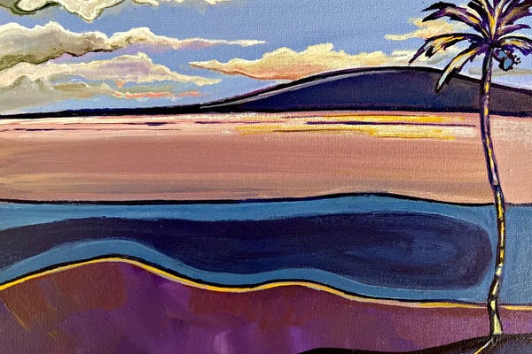 Hidden Hale: Sunset In Molokai Island by Hidden Hale