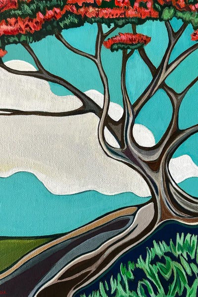 Hidden Hale: Red Flame Tree by Hidden Hale