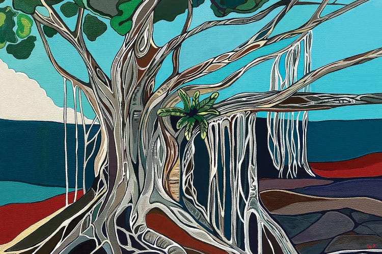 Maui Banyan Tree by Hidden Hale wall art