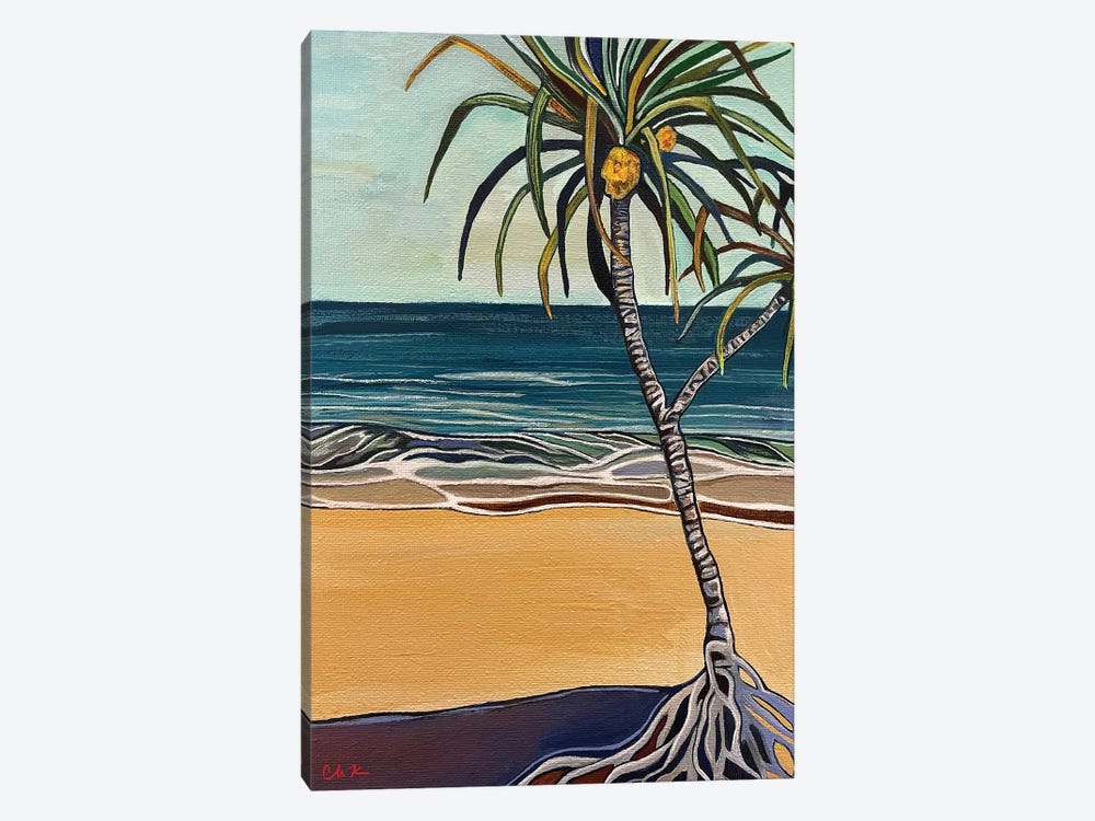 Hala Tree By The Sea by Hidden Hale 1-piece Canvas Print