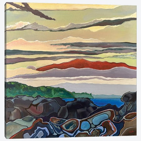 View Of Mauna Kea Canvas Print #HDH9} by Hidden Hale Canvas Wall Art