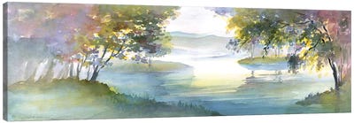 Meandering Lake I Canvas Art Print - Lake Art