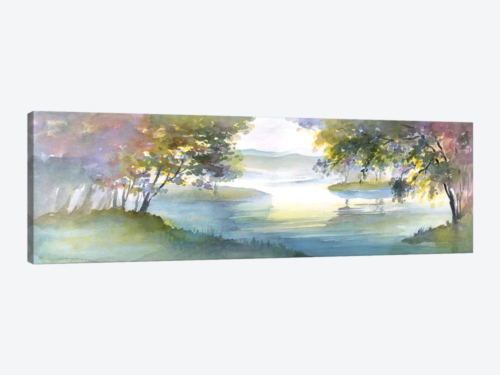 Meandering Lake I by Theresa Heidel 1-piece Canvas Art
