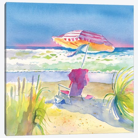 Beach Bliss II Canvas Print #HDL14} by Theresa Heidel Art Print