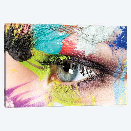 Roberta's Left Eye Canvas Print #HDU6} by Herve Dunoyer Canvas Print