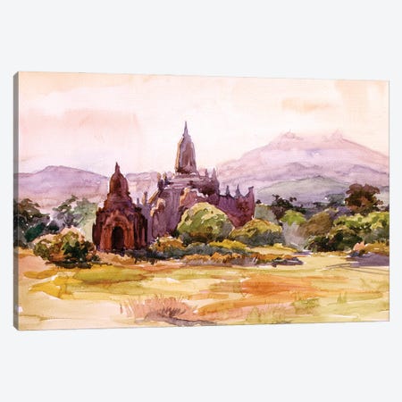 Bagan Hot Midday Canvas Print #HDV105} by CountessArt Art Print
