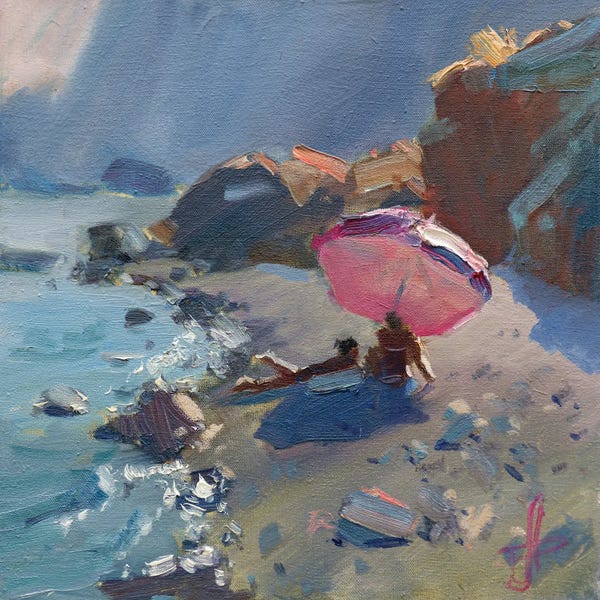 Rocky Beaches: Bathers II by CountessArt