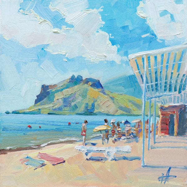 Artistic Travels: Bathers In Koktebel by CountessArt
