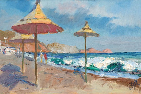 Beach Lover: Beach In May by CountessArt