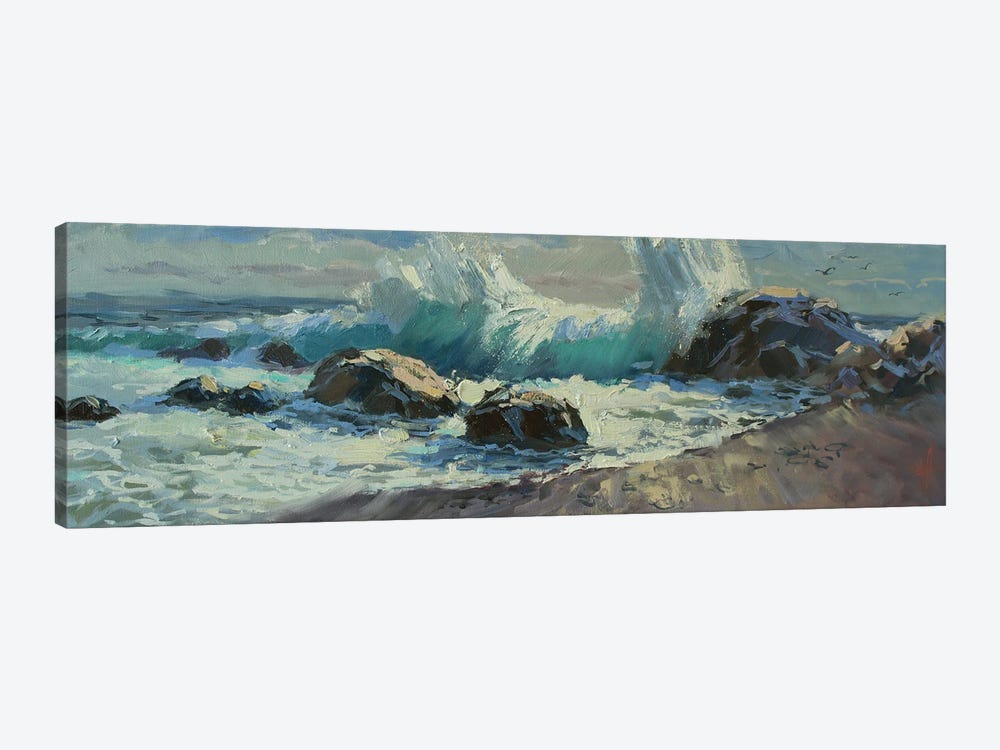 Breaking Waves by CountessArt 1-piece Canvas Print