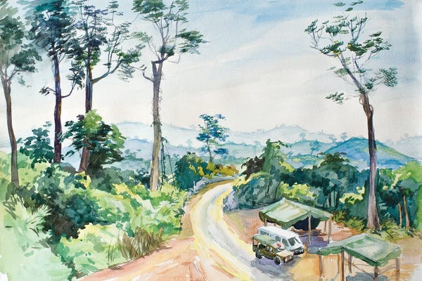 Burma (Myanmar): Burma Army Camp In Jungles by CountessArt