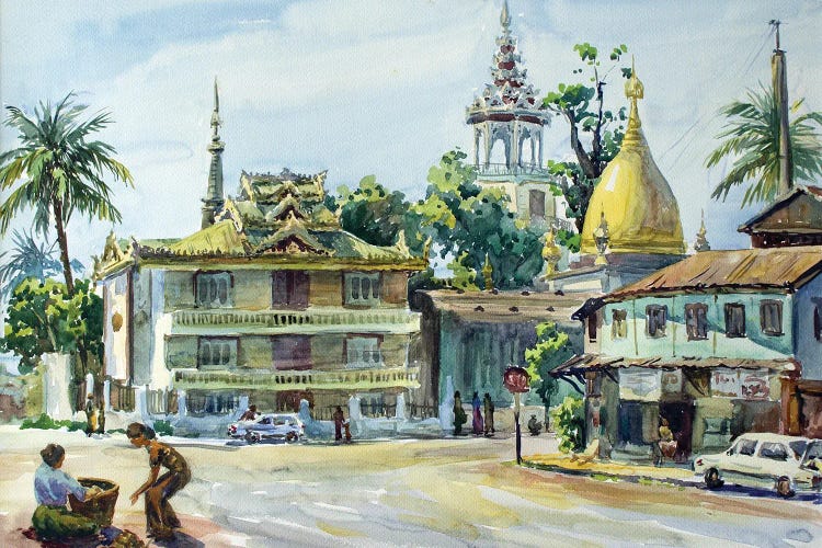 Burma Yangon Square