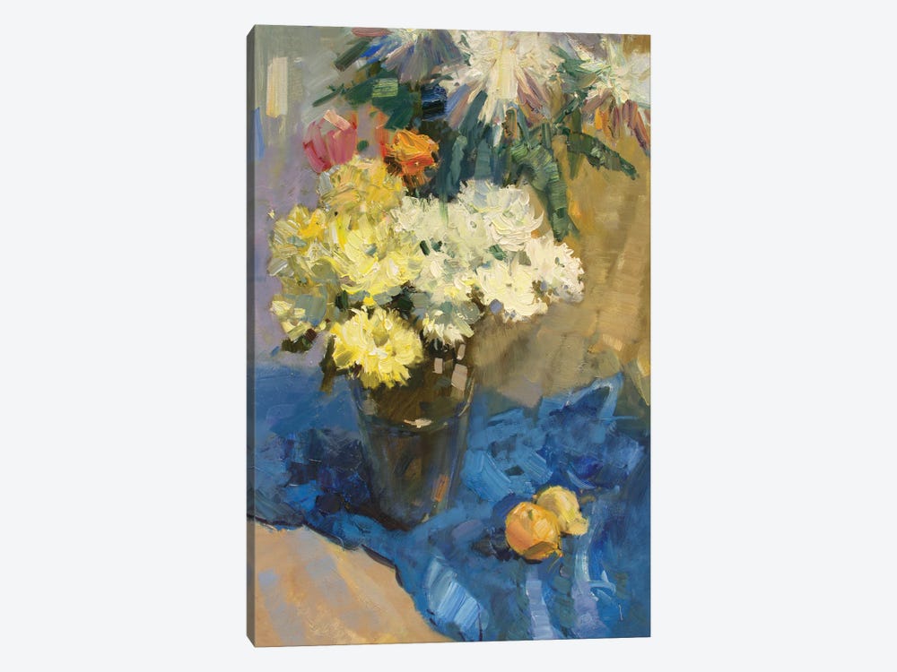 Chrysanthemum II by CountessArt 1-piece Canvas Artwork