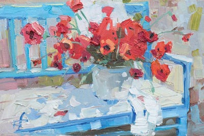 Field Flowers I by CountessArt canvas print