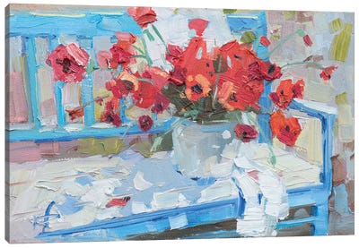 Field Flowers I Canvas Art Print - CountessArt