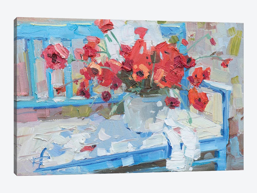 Field Flowers I by CountessArt 1-piece Art Print