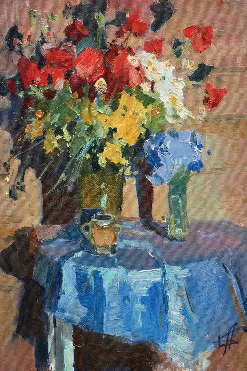 Red Poppies Still Life