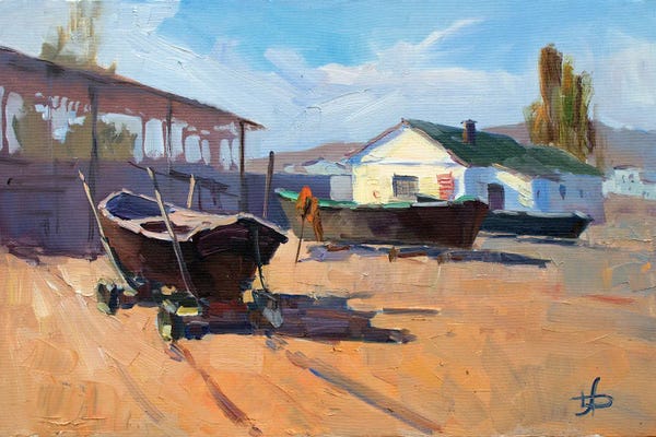 CountessArt: Fishing Boats I by CountessArt