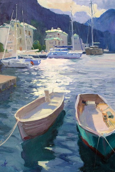 Artists Like Monet: Fishing Boats II by CountessArt
