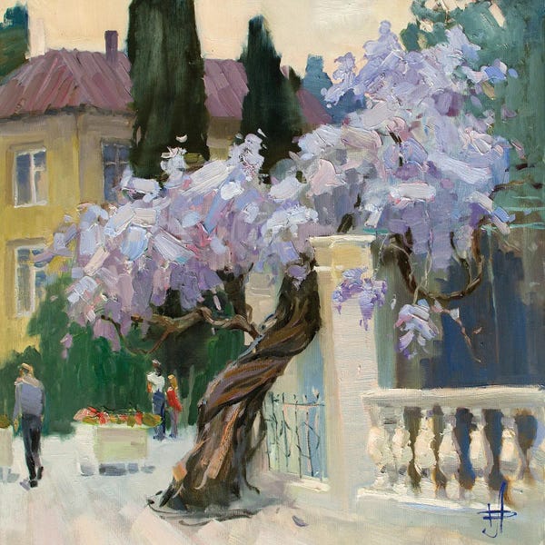 Wisterias: Flourishing Wisteria by CountessArt