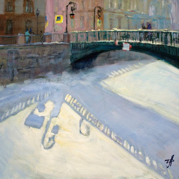 St. Petersburg: Italian Bridge Saint Petersburg by CountessArt