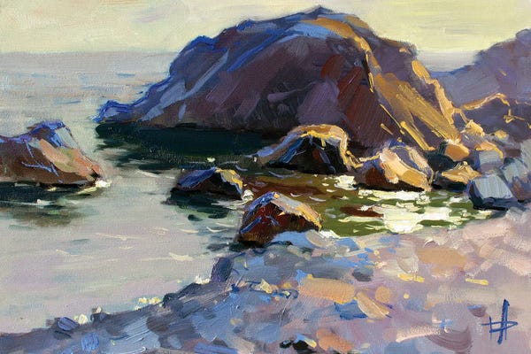 Contemporary Coastal: Laspi Bay by CountessArt