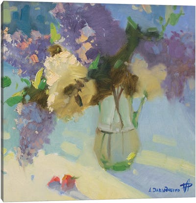Lilac II Canvas Art Print - Lilac Art