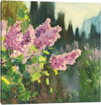 Lilac IV Canvas Art Print - CountessArt