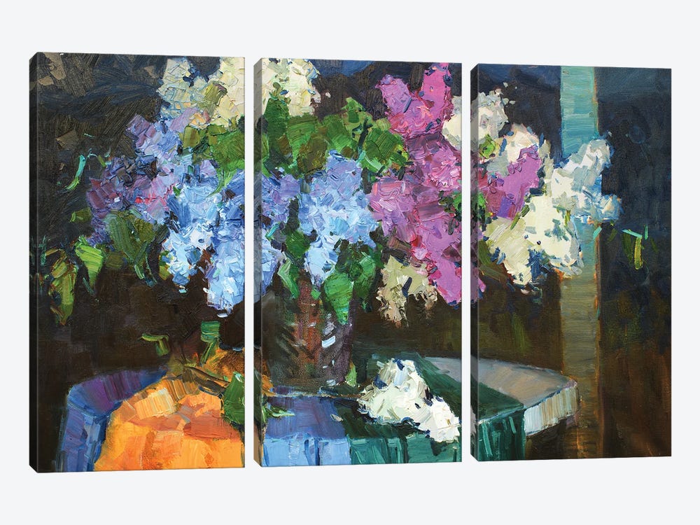 Lilac VI by CountessArt 3-piece Canvas Artwork
