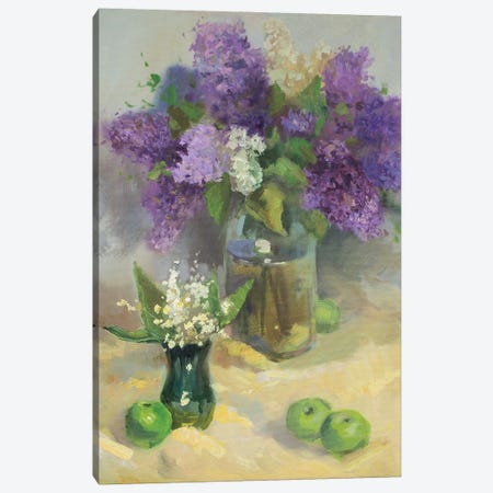 Lilac And Field Lilly Canvas Print #HDV174} by CountessArt Canvas Artwork