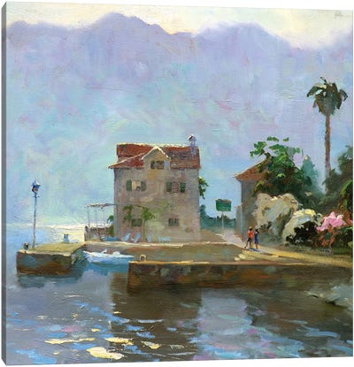 Morning In Montenegro Canvas Art Print - CountessArt