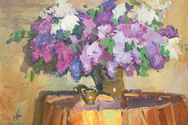 Lilacs: Night Lilac by CountessArt