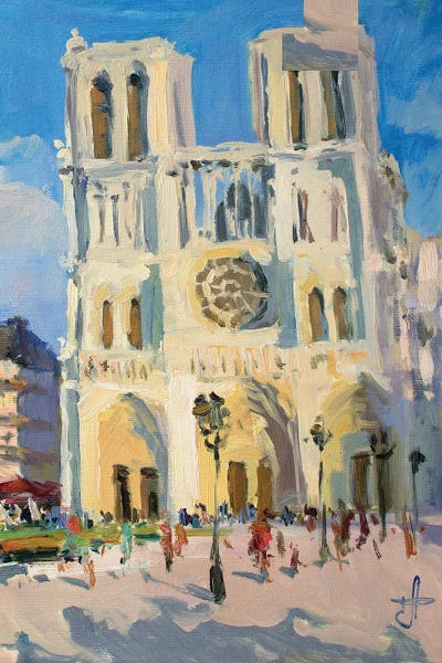 Notre Dame Cathedral: Notre Dame France by CountessArt