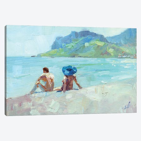 Nude Beach Koktebel Canvas Print #HDV194} by CountessArt Canvas Wall Art