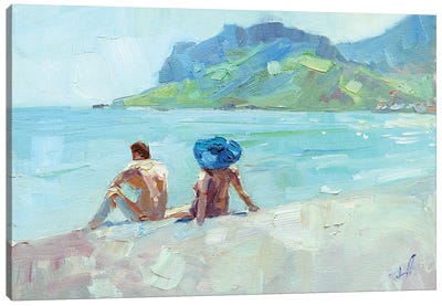 Nude Beach Koktebel Canvas Art Print - Russia Art