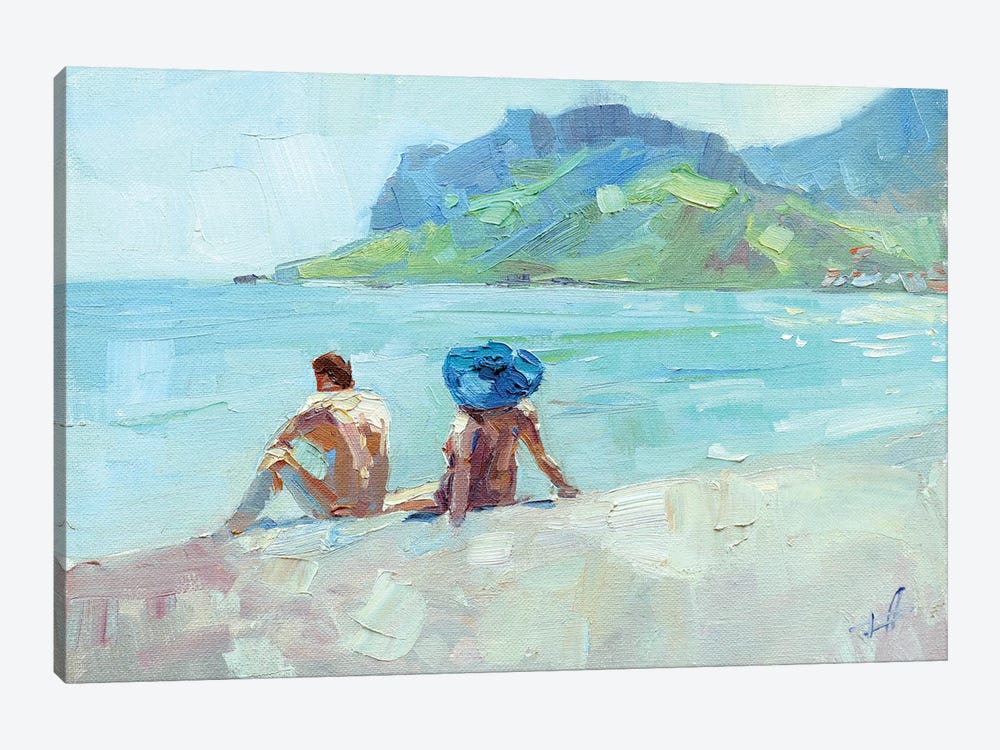 Nude Beach Koktebel by CountessArt 1-piece Canvas Artwork