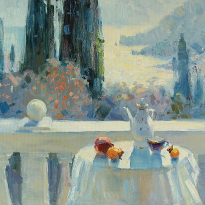 Autumn Plentitude Of Persimmon by CountessArt framed wall art