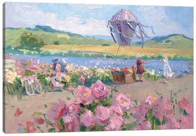 Rose Feast Canvas Art Print