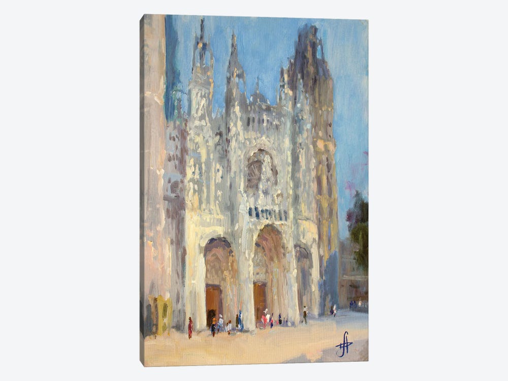 Rouen Cathedrale France by CountessArt 1-piece Canvas Art