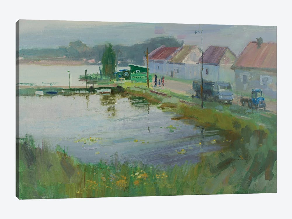 Monastery Pond. Seliger. Russia by CountessArt 1-piece Canvas Artwork