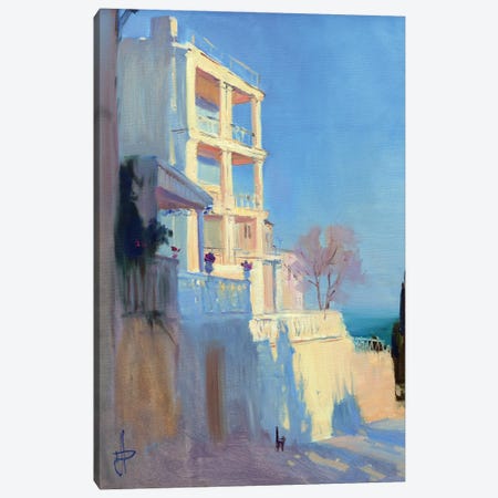 Evening In Winter Yalta Canvas Print #HDV23} by CountessArt Canvas Art Print