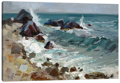 Spring Sea Canvas Art Print - CountessArt