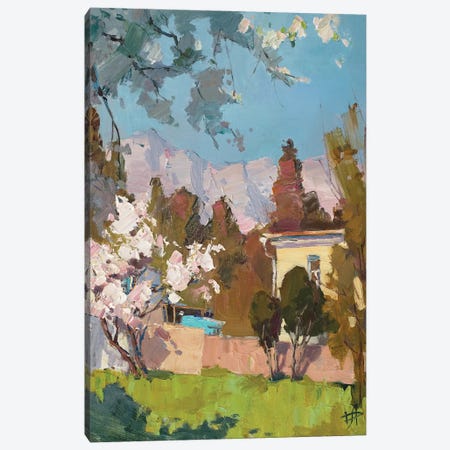Spring Semeiz At The Foot Of Ai-Petri Mount Canvas Print #HDV256} by CountessArt Canvas Art Print