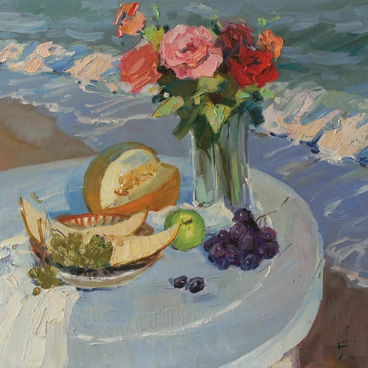 Still Life By The Seaside