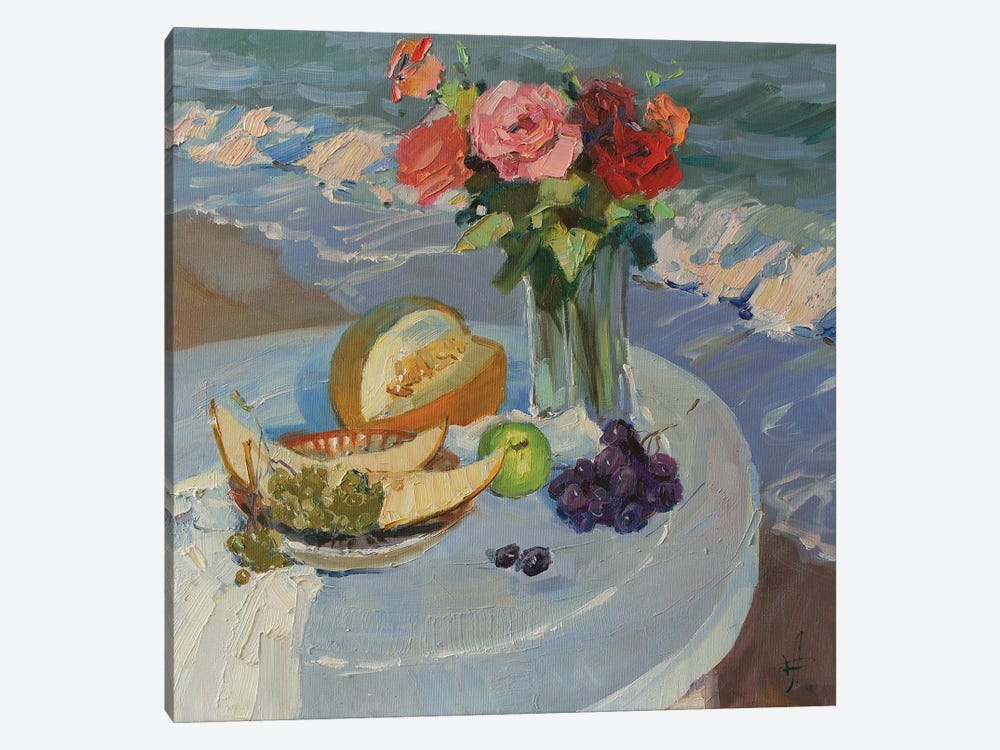 Still Life By The Seaside by CountessArt 1-piece Canvas Artwork