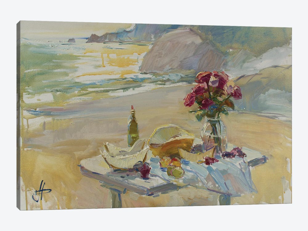 Still Life On The Beach by CountessArt 1-piece Art Print