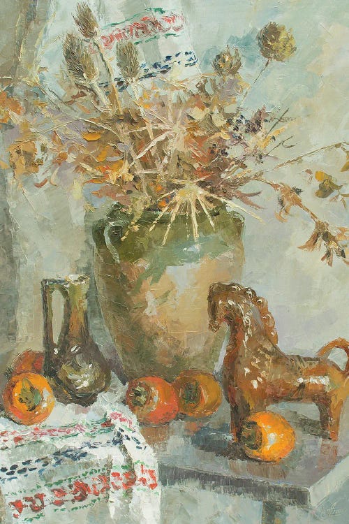 Still Life With Persimmon