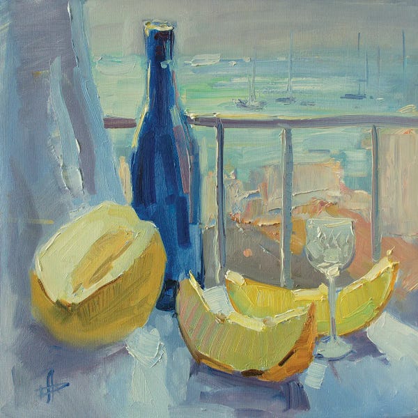 CountessArt: Stilllife With Melon by CountessArt
